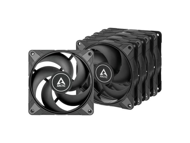 Arctic P12 Max - 5-pack value pack - Gehäuselüfter - 120mm - Schwarz - 26 dBA