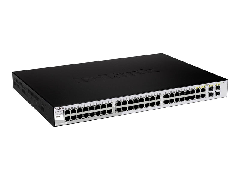 D-Link DGS-1210-48 Gigabit Smart III Switch with 44 10/100/1000Base-T ports and 4 combo 1000Base-T/MiniGBIC (SFP) ports