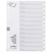 DURABLE Ordnerregister Vollformat Jan.-Dez. - 1 Satz