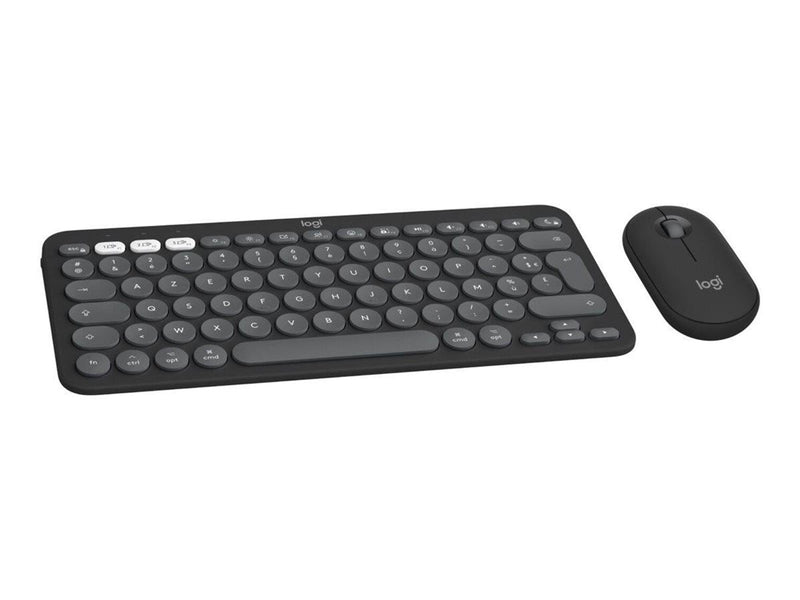 Logitech Pebble 2 Combo for Mac - Tastatur & Maus Set - Universal - Grau