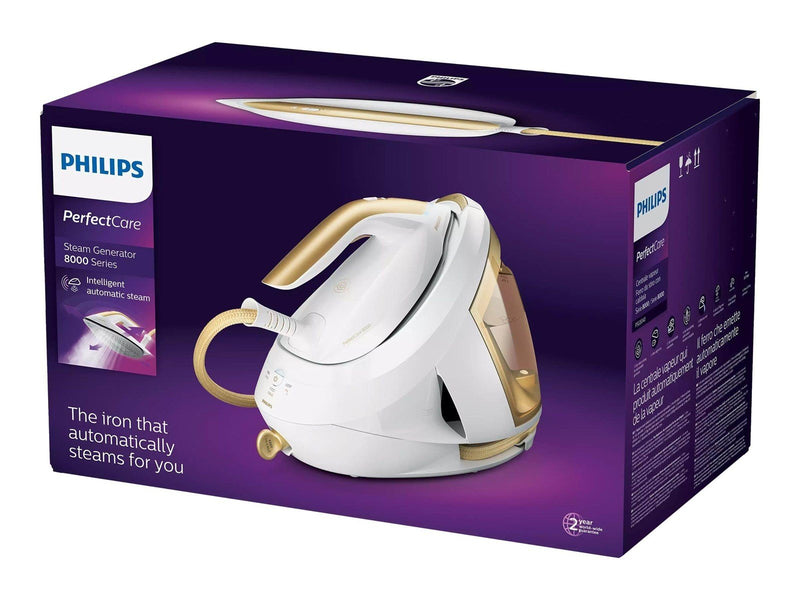 Philips Dampfbügeleisen PerfectCare 8000 Series PSG8040 - steam generator iron - sole plate: SteamGlide Elite