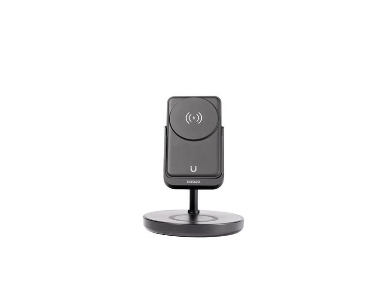 Deltaco QI-1045 - 3-in-1 magnetic wireless charger