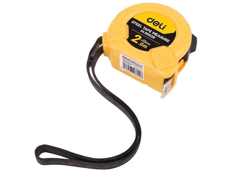 Deli Tools Steel Measuring Tape 2m/13mm  EDL9002B (yellow)