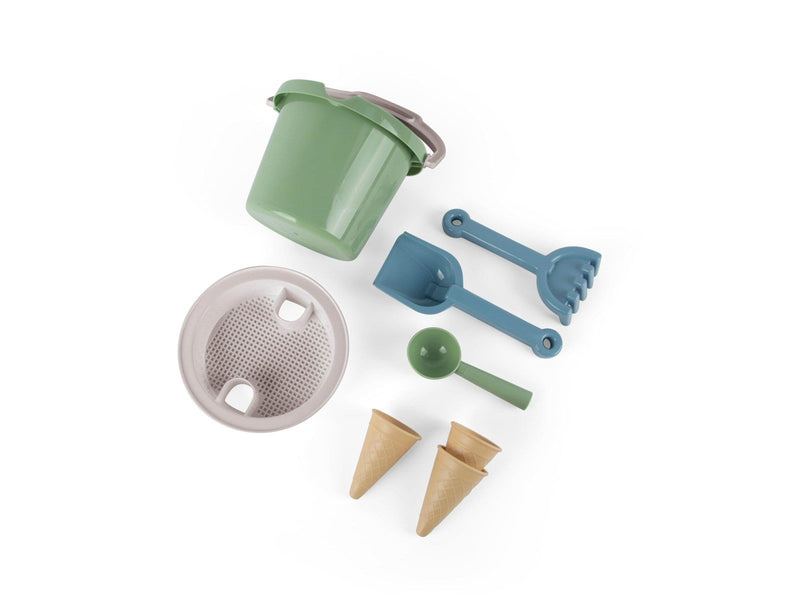 Dantoy Thorbjorn Bucket set w. Ice cream cones - Green