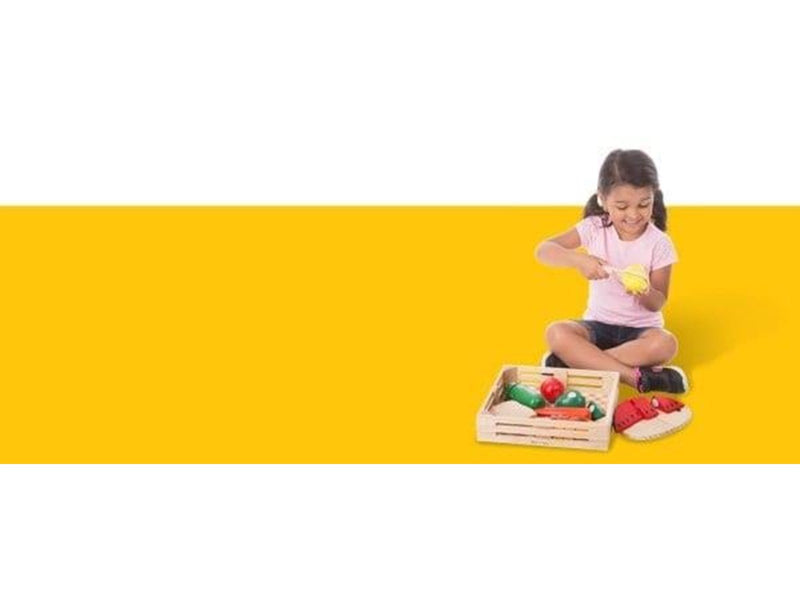Melissa & Doug Cutting Food - Wooden Play Food