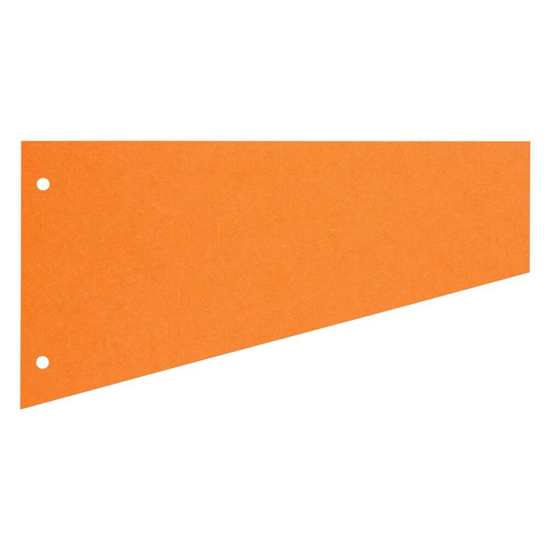 herlitz Trennstreifen Trapez orange - 100 Stück