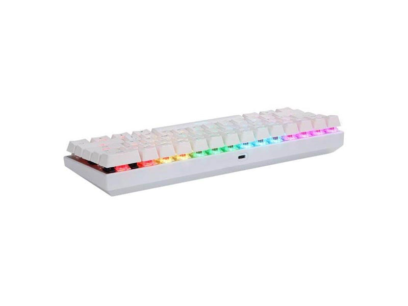 Motospeed Wireless Mechanical keyboard SK62 White (red switch) - Gaming Tastaturen - Weiss