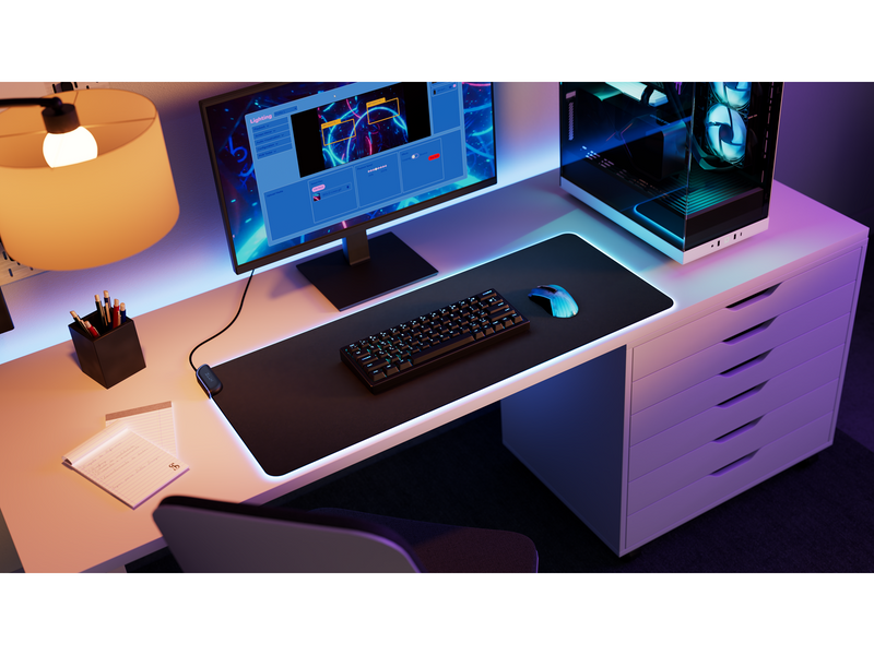 HYTE CNVS Intense Play Mat qRGB Mousepad