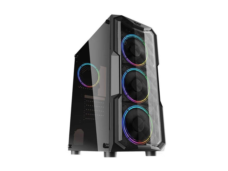Darkflash Computer case Aquarius Acrylic - Gehäuse - Schwarz