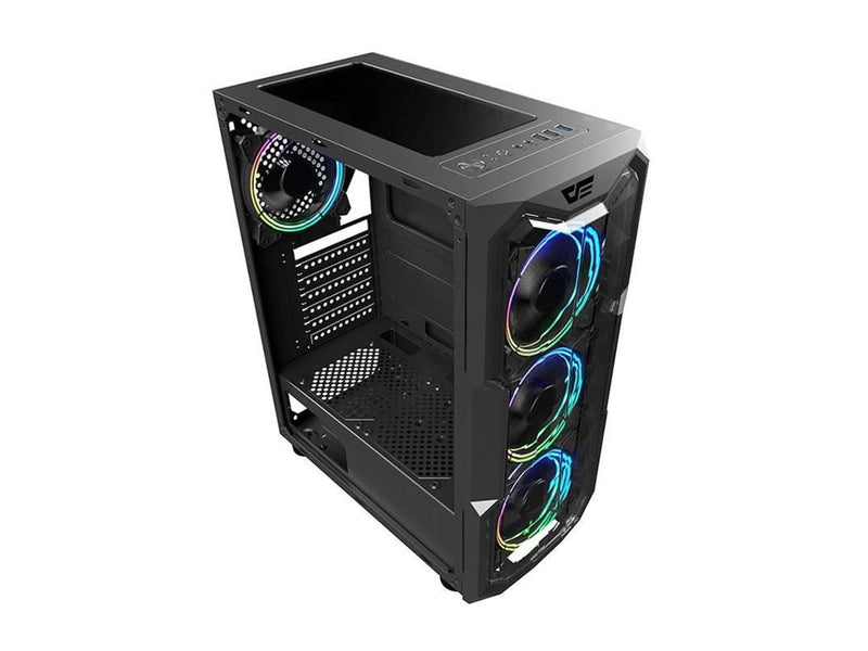 Darkflash Computer case Aquarius Acrylic - Gehäuse - Schwarz