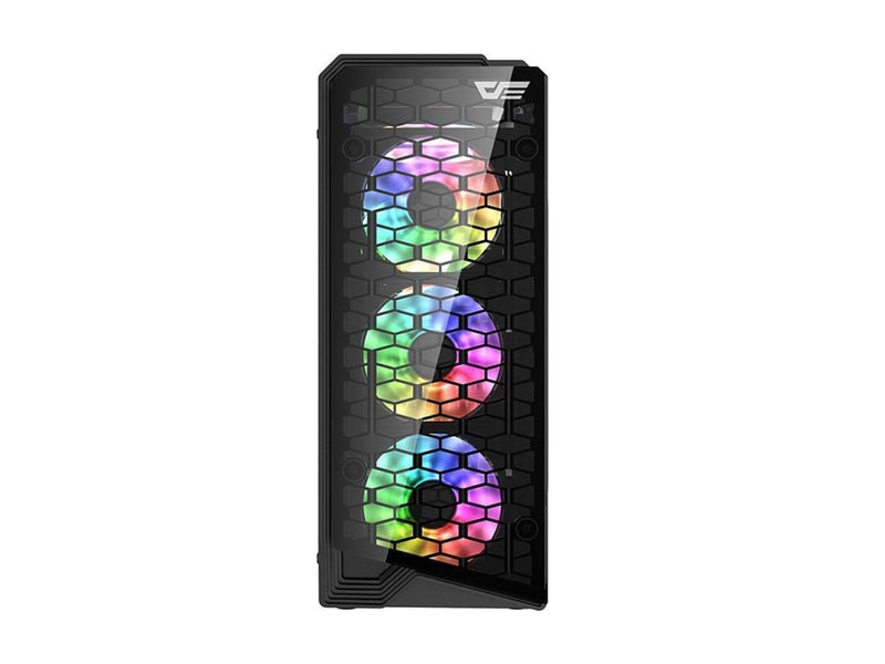 Darkflash Water Square 5 computer case (black) - Gehäuse - Schwarz