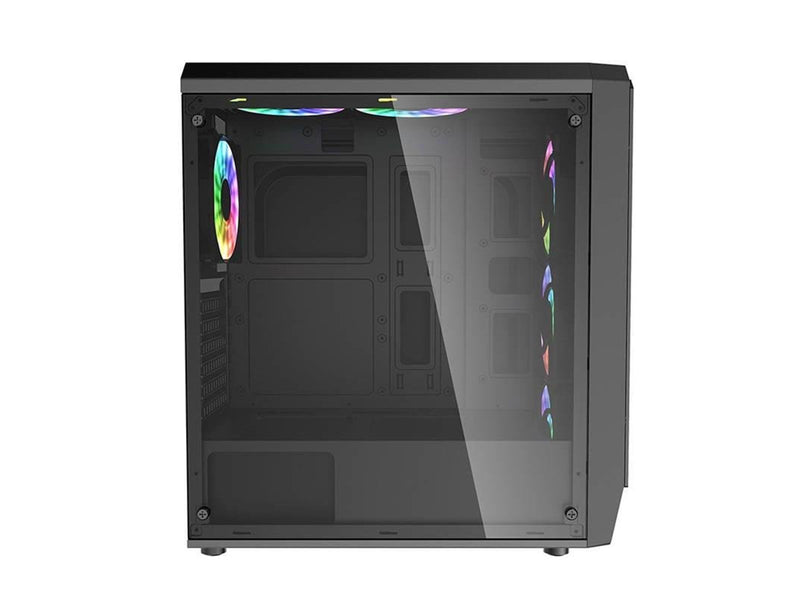 Darkflash Water Square 5 computer case (black) - Gehäuse - Schwarz
