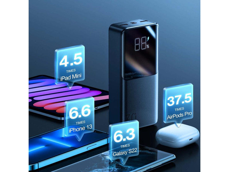 Joyroom Powerbank JR-QP193 30000mAh 22.5W (black) Powerbank (Akku) - schwarz - 30000 mAh