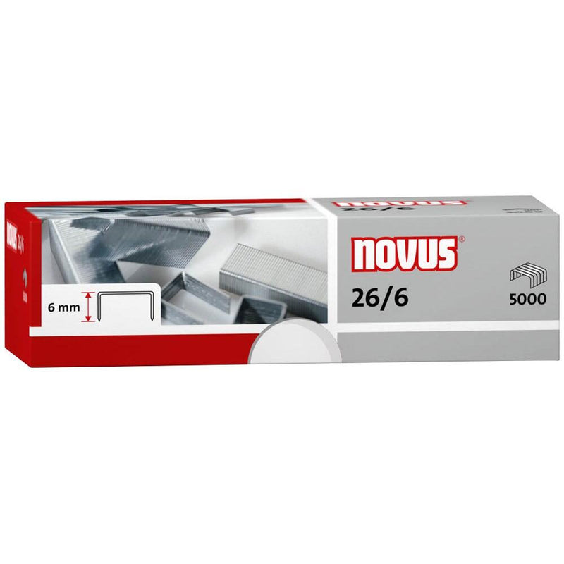 novus Heftklammern 26/6 - 5.000 Stück