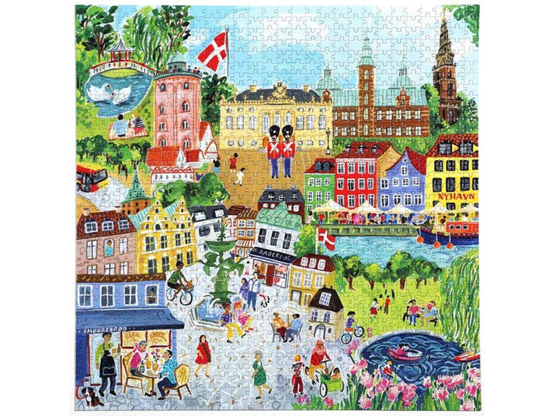 eeBoo Puzzle 1000 pcs - Copenhagen