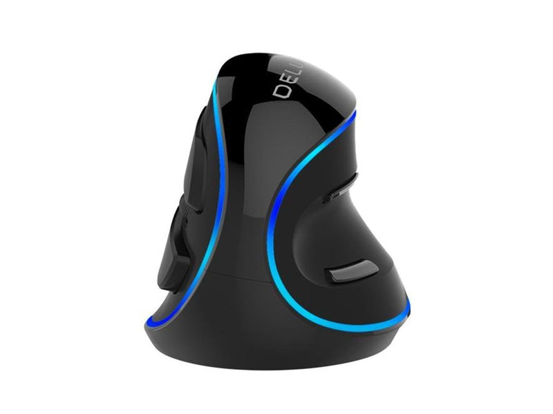 DeLUX M618PU mouse - Vertical mouse (Schwarz)