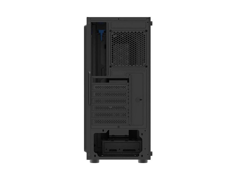 Darkflash DK151 LED with 3 fan (black) - Gehäuse - Schwarz