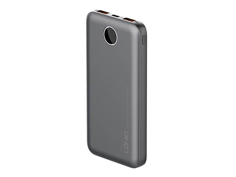 LDNIO PQ10 2xUSB 22.5W 10000mah (Grey) Powerbank (Akku) - Grau - 10000 mAh