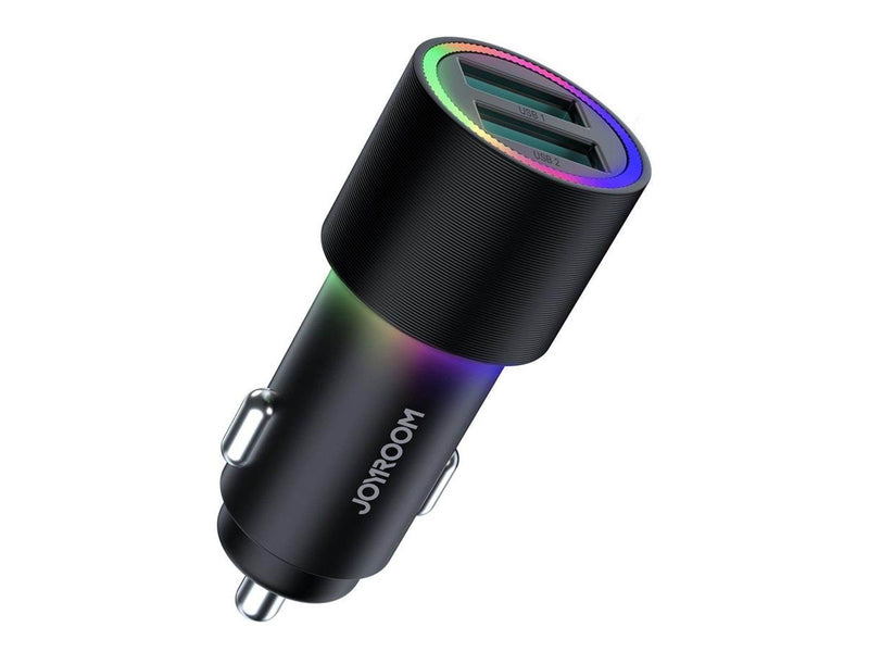 Joyroom Car Charger  JR-CL10 2x USB 4.8A (black)