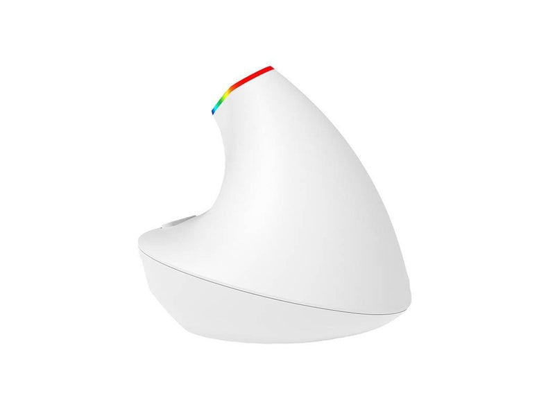 DeLUX Wireless Vertical Mouse Delux M618C 2.4G 1600DPI RGB (white) - Vertical mouse (Weiß)