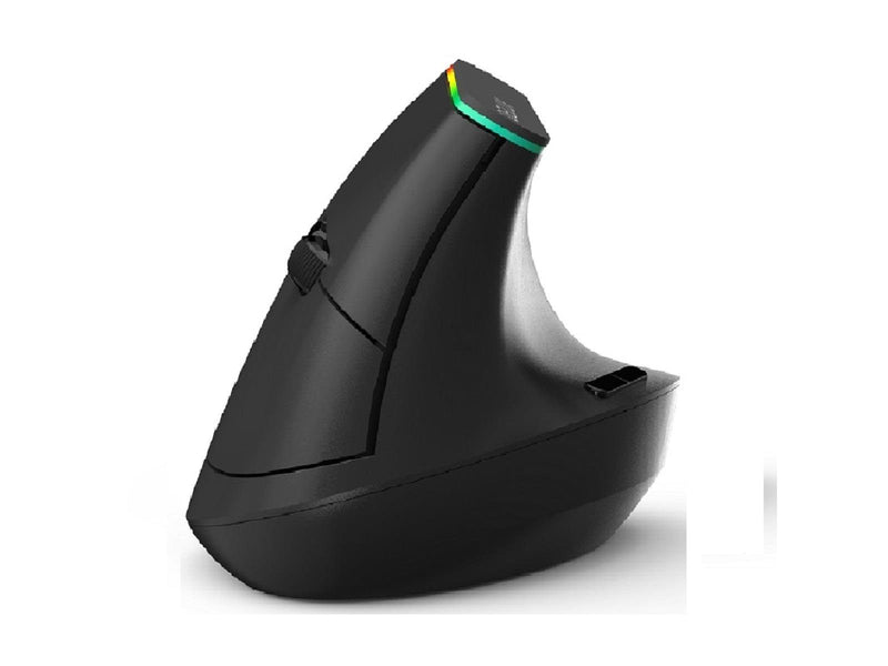 DeLUX Wireless Vertical Mouse Delux M618C 2.4G 1600DPI RGB (white) - Vertical mouse (Weiß)