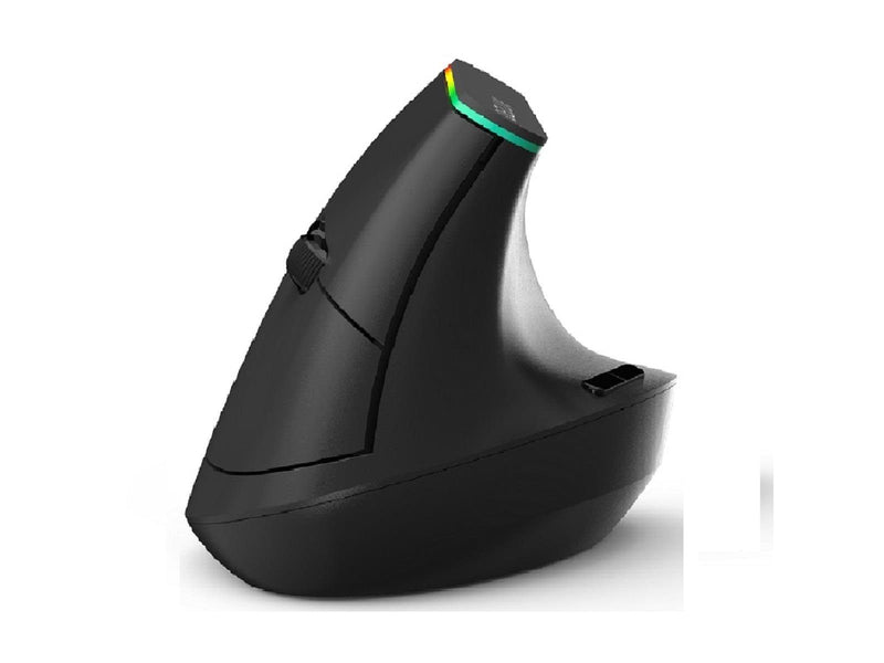 DeLUX Wireless Vertical Mouse Delux M618C 2.4G 1600DPI RGB (white) - Vertical mouse (Weiß)