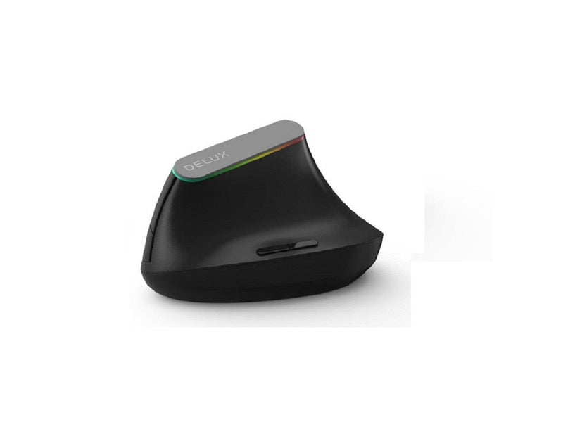DeLUX Wireless Vertical Mouse Delux M618C 2.4G 1600DPI RGB (white) - Vertical mouse (Weiß)