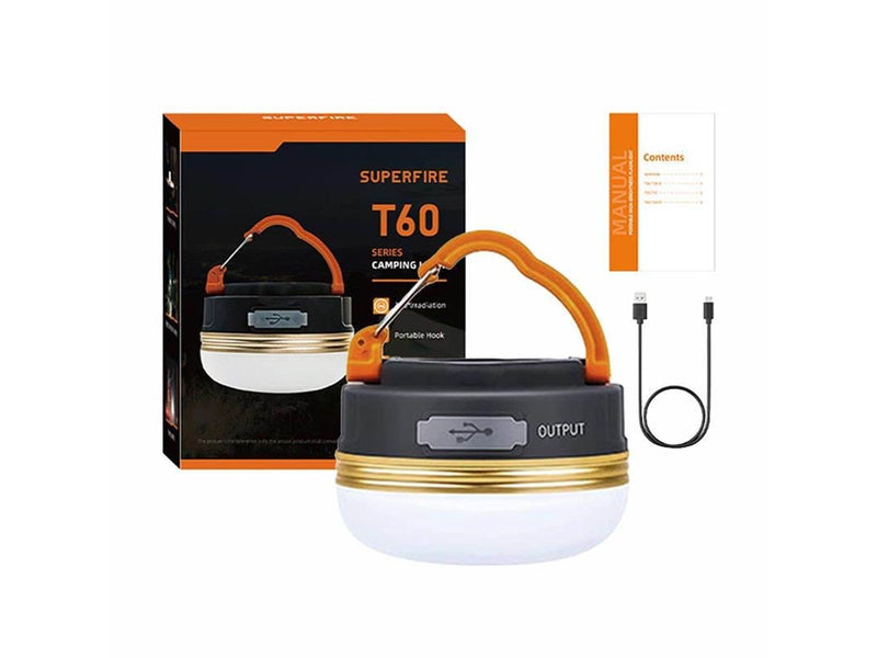 Superfire Camping lamp  T60 2.5W 1000mAh