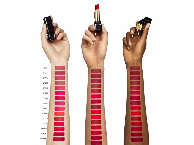 Guerlain KissKiss Tender Matte16H Comfort Lightweight Luminous 940 My Rouge