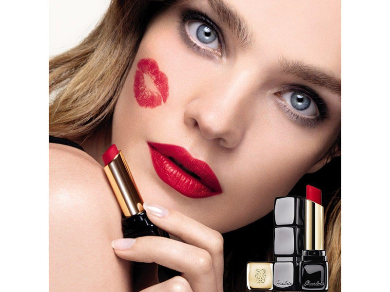 Guerlain KissKiss Tender Matte16H Comfort Lightweight Luminous 940 My Rouge