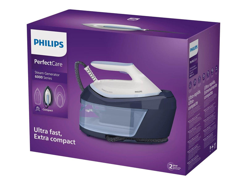 Philips Dampfbügeleisen PerfectCare 6000 Series PSG6026 - steam generator iron - sole plate: SteamGlide Plus