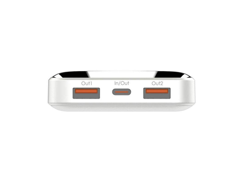 LDNIO Powerbank PQ12 15W 10000mah (white) Powerbank (Akku) - Weiß - 10000 mAh