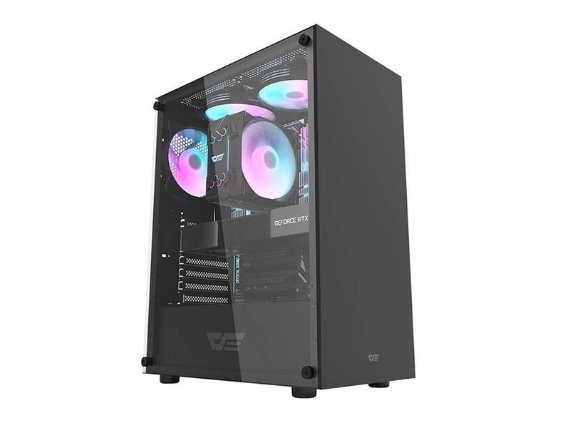 Darkflash Computer case DK100 - Gehäuse - Schwarz