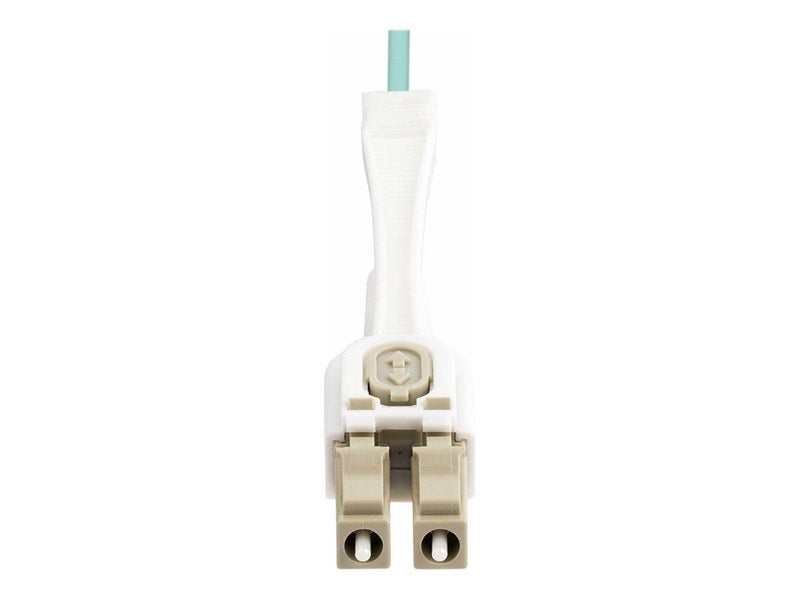 StarTech.com 4m (13ft) LC to LC (UPC) OM4 Multimode Fiber Optic Cable - patch cable - 4 m - aqua - Grün - 4 meter