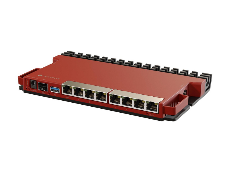 MikroTik L009UiGS-RM 9-Port Switch (8x 1G Ethernet / 1x 2.5G SFP) - Router