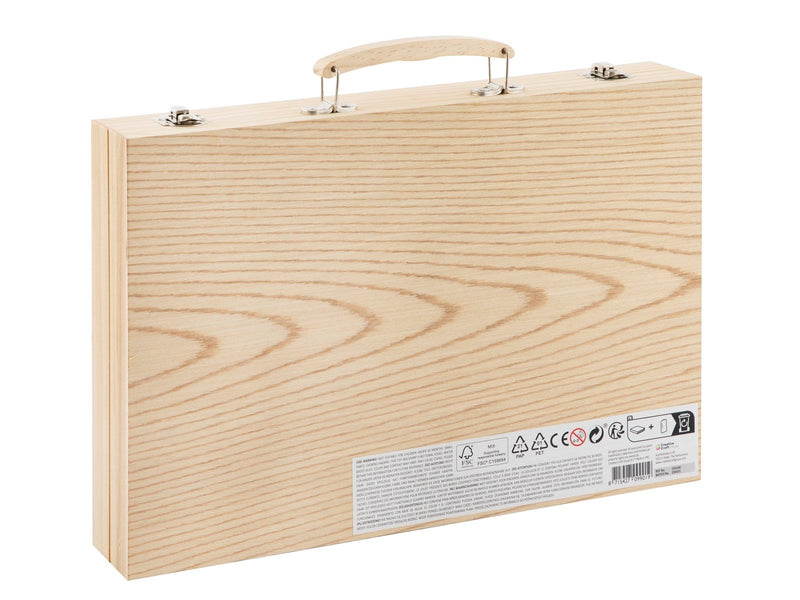 Grafix Colouring Case 86 pcs - FSC wood - 33x23cm