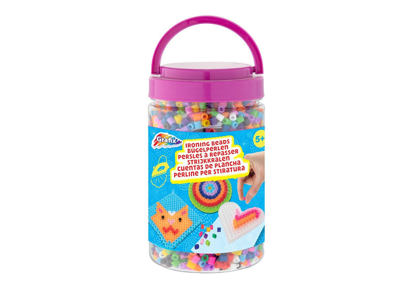 Legind Iron Beads in bucket + 3 shapes