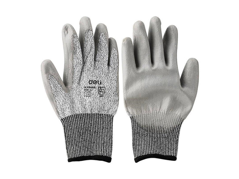 Deli Tools Cut resistant Gloves L