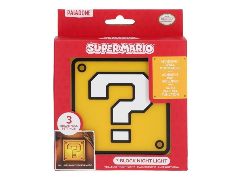 Paladone - Super Mario - Question Block Night Light - Lampe