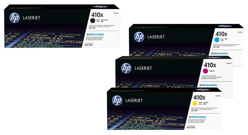 HP Original 410X Toner 4er Set schwarz, cyan, magenta, gelb hohe Kapazität