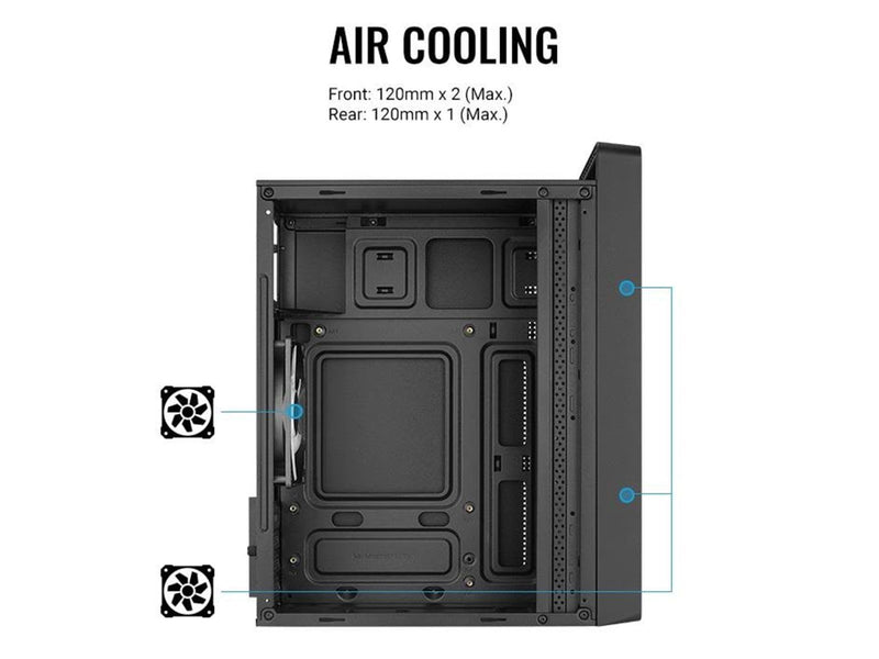 AeroCool CS-109 - Gehäuse - Tower - Schwarz