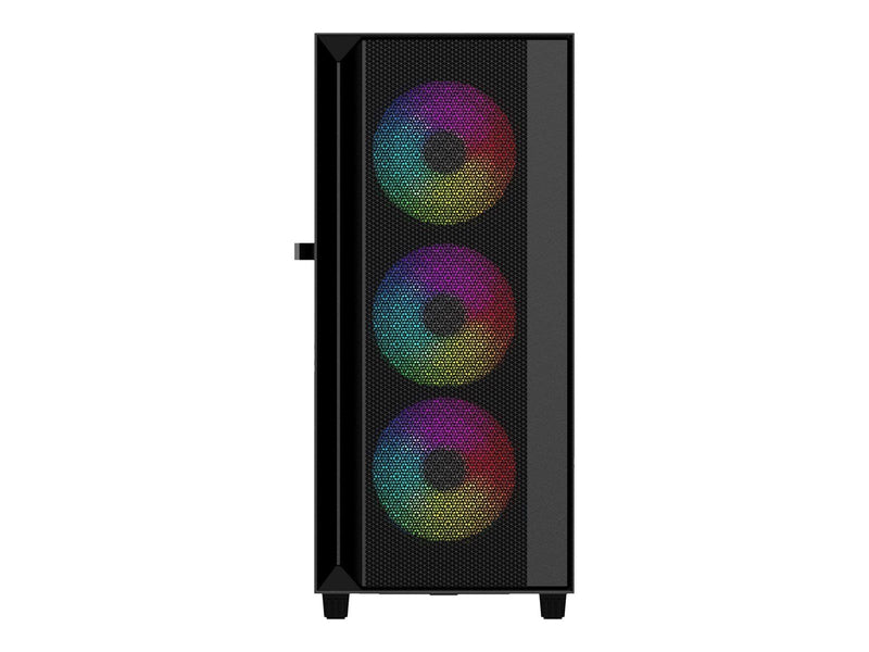 Gembird Fornax 4000 - mid tower - ATX - Gehäuse - Tower - Schwarz