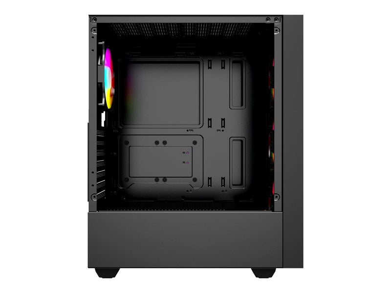 Gembird Fornax 4000 - mid tower - ATX - Gehäuse - Tower - Schwarz