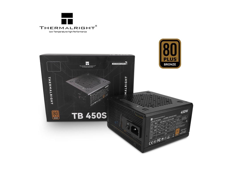 Thermalright TB S - Netzteile - 450 Watt - 140 mm - ATX 3.0 - 80 Plus Bronze zertifiziert