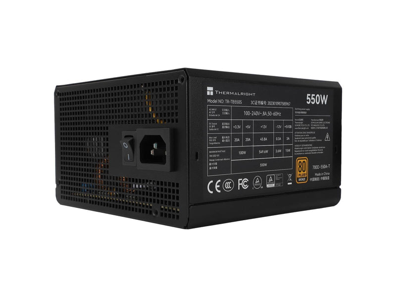 Thermalright TB S - Netzteile - 550 Watt - 140 mm - ATX 3.0 - 80 Plus Bronze zertifiziert