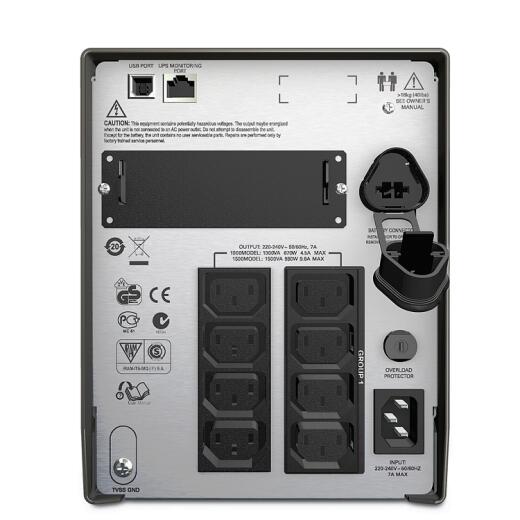 APC USV Line Interaktiv 700W 1.000VA 230V C14-Eingang
