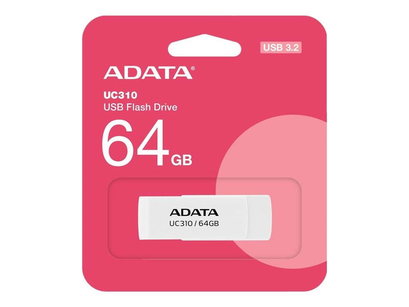 A-Data UC310 - Weiß - 64GB - USB-Stick