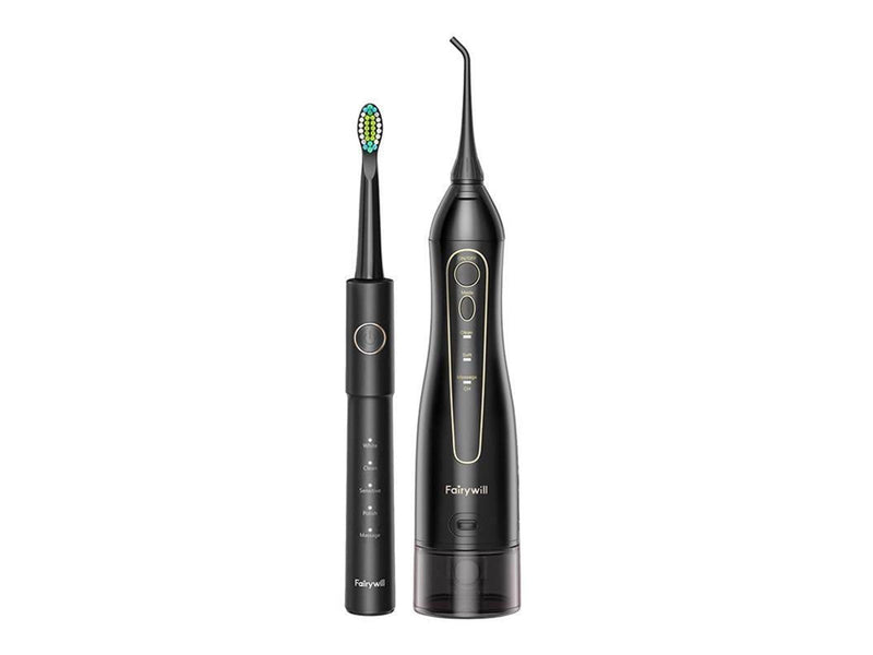Fairywill Elektrische Zahnbürste FW-5020E + FW-E11 - Black