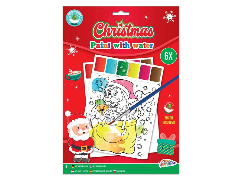 Grafix Water drawing book Christmas