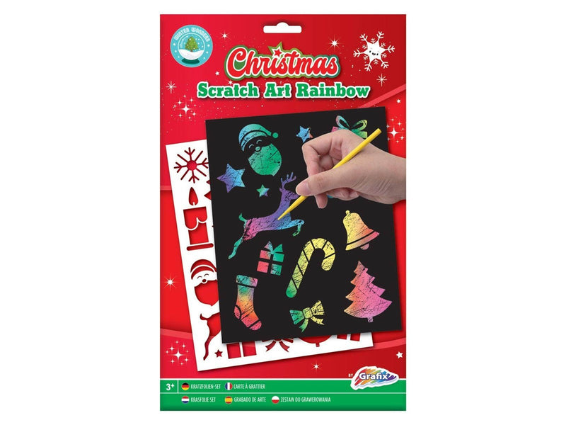 Grafix Scratch Art Rainbow Christmas